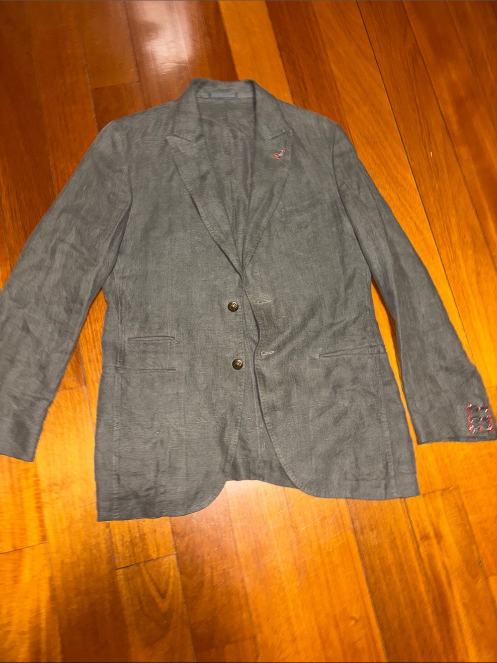 Vintage Alan Bilzerian linen jacket